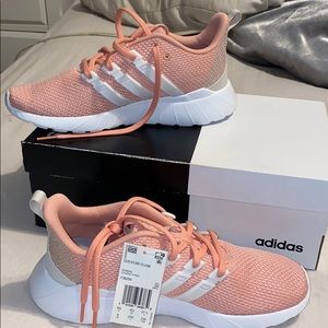 Pink Adidas Questar Flow shoes